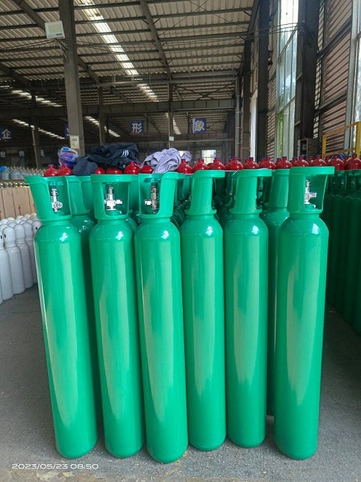 10L-68L 150bar/ 200bar Tped/En/CE Certificate Seamless Steel Industrial and Medical Oxygen Gas Cylinders