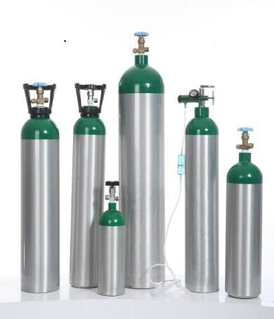 13.4 liter 250bar factory price CO2 carbon dioxide aluminum cylinders with CGA-320 valve