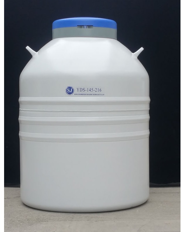 145 Liter 216mm Wide Neck Ln2 Storage Tank Liquid Nitrogen Containers Factory Price