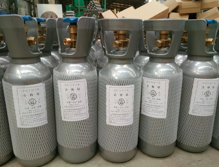 20 liter 200bar CO2 (carbon dioxide) aluminum cylinders EN ISO7866
