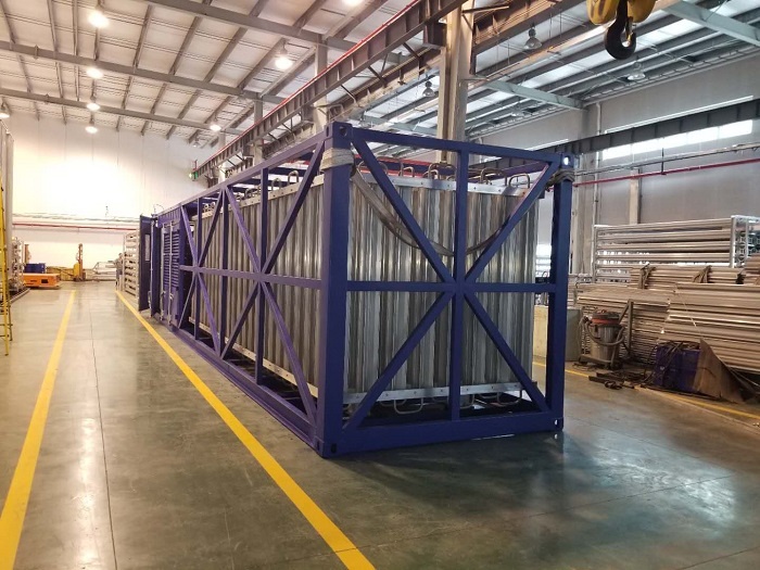 Skid-mounted vaporizers