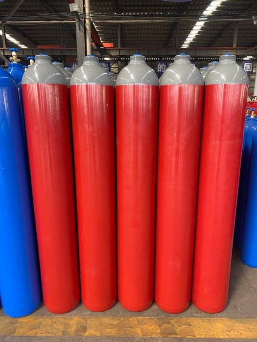 20L 30L 40L 50L Tped ISO Seamless Steel Nitrogen/Hydrogen/Helium/Argon Gas Cylinders