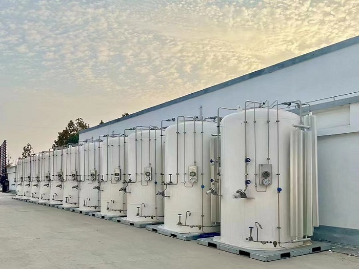 Mobile Cryogenic LOX LIN LAr LCO2 LNG Microbulk Tanks