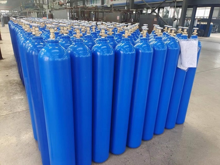 40L/ 50L Seamless Steel Oxygen Hydrogen Argon Helium CO2 Nitrogen Gas Cylinder