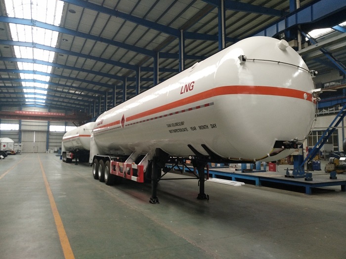 44m3 3bar LNG Semi-trailers Truck Mounted Lorry Tankers