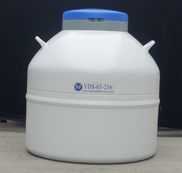 65 Liter LN2 Cryogenic Tank 60L Laboratory Sample Storage Liquid Nitrogen Containers Price