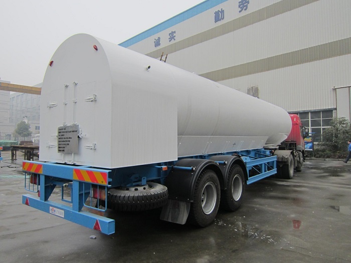 Liquid Carbon Dioxide CO2 Semi-trailers LCO2 Road Tankers