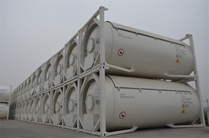 T50 20FT R142b/ R500/ R134a/ R12B1/ R40/ LPG ISO Tank Container