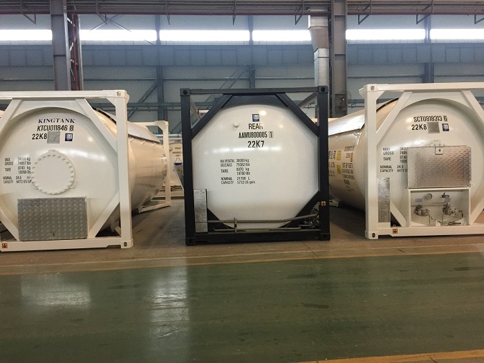 T50 20FT DIMETHYL ETHER/ ETHYLAMINE/ ETHYL CHLORIDE/ SOBUTYLENE/ LPG ISO Tank Container