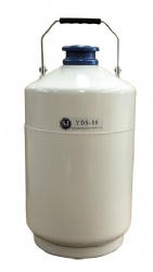 10 Liter Aluminum Biological Aluminum Liquid Nitrogen Containers with 50mm Neck