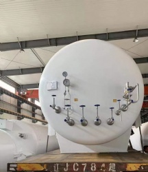 10m3 0.8MPa Horizontal Cryogenic LNG Storage Tanks GB standards