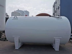 10m3 0.8MPa Horizontal Cryogenic LNG Storage Tanks GB standards