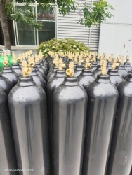 40L/ 50L 150bar/ 200bar Oxygen Argon Nitrogen Helium Hydrogen Carbon Dioxide CO2 Tank Gas Cylinder