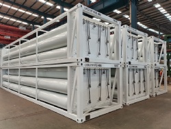 40FT 12-tube 9000Nm3 250bar CNG Tube Skid Containers