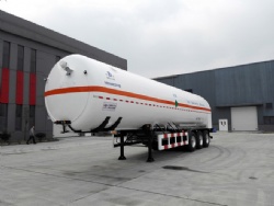 20m3 16bar High vacuum LOX/ LIN/ LAr semi-trailer Road Tanker without Transfer pump