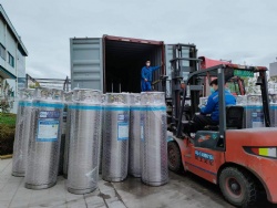 210 liter Cryogenic Storage Dewar Flasks Portable Liquid Cylinders