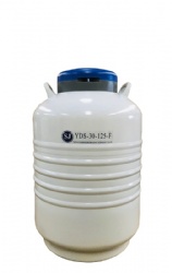 30 Liter Aluminum Liquid Nitrogen Dewar Cylinder Laboratory Lin Containers 125mm Neck