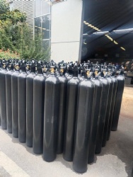 40L/ 50L 150bar/ 250bar Seamless Steel Nitrogen Argon CO2 Helium Medical Oxygen Gas Cylinders