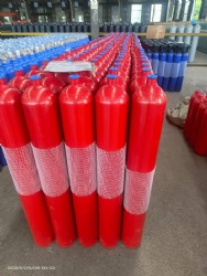 40L/ 50L 150bar/ 250bar Seamless Steel Nitrogen Argon CO2 Helium Medical Oxygen Gas Cylinders