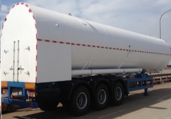 30m3 16bar Multi-layer Insulated LOX/ LIN semi-trailer liquid oxygen/ nitrogen Road Tanker