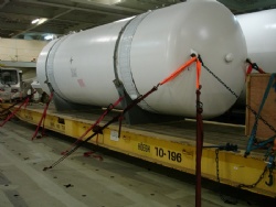 30m3 16bar Perlite vacuum insulation LO2/ LN2/ LAr ASME code cryogenic storage tanks