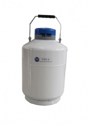 6 liter Portable Semen Containers Aluminum Liquid Nitrogen Biological Dewar Tanks