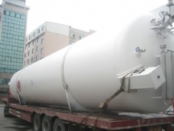 60m3~100m3 Cryogenic LOX/ LIN/ LAr Vertical Storage Tanks for oxygen/ nitrogen/ argon cylinder filling stations