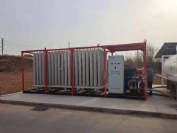 High Pressure LOX/ LIN/ LAr/ LCO2/ LNG Pump Skid with Vaporizer for Gas Supply System