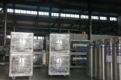 500L 25bar Horizontal Cryogenic Cylinders LOX LIN LAr PLC Dewar bottles