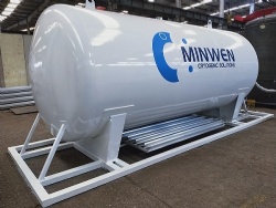 20m3 16bar LOX/ LIN/ LAr/ LCO2 Road Tanker Liquid Oxygen/ Nitrogen/ Argon ISO Tank Lorry