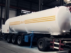 Liquid Carbon Dioxide CO2 Semi-trailers LCO2 Road Tankers